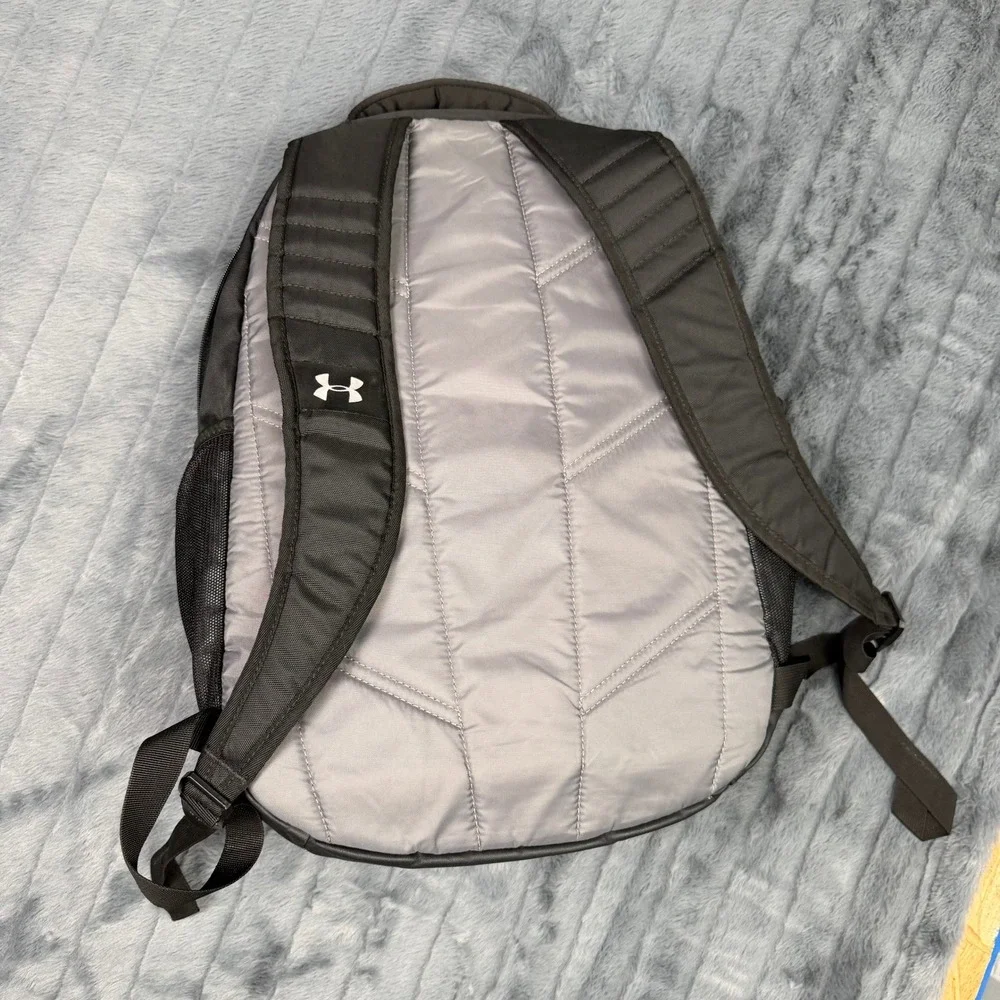 Under Armour Storm Backpack Black Sport School Laptop Bag Adjustable Straps